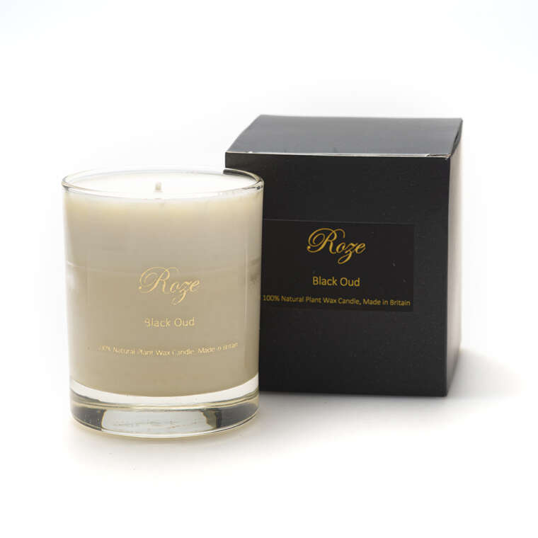 Black Oud Roze Candles